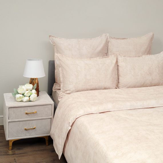 Стефани (крем) КПБ сатин Евро