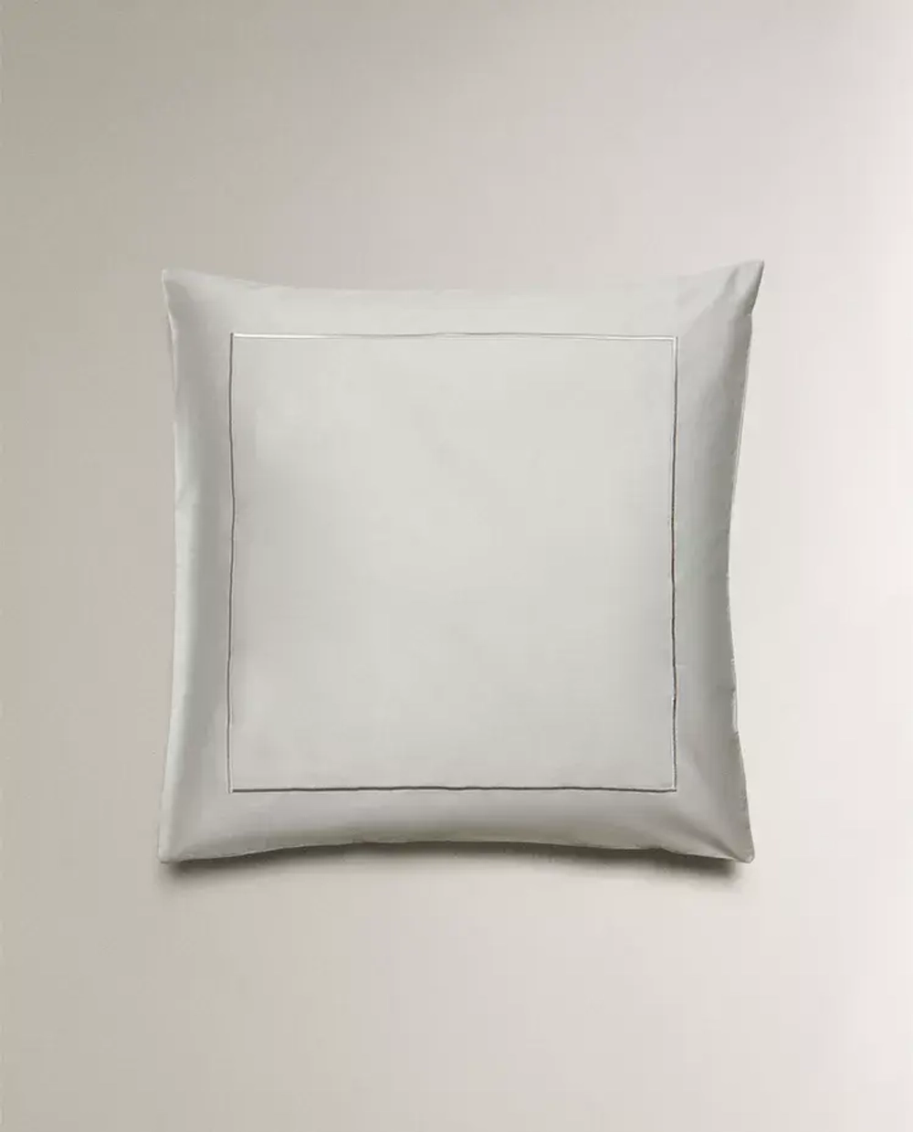 ZARA HOME НАВОЛОЧКА ИЗ САТИНА, СЕРЕБРЯНЫЙ