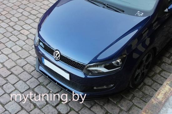 Сплитер переднего бампера VW Polo 5 6R