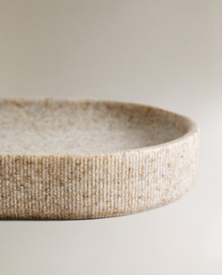 Zara Home мыльница, смола, бежевый
