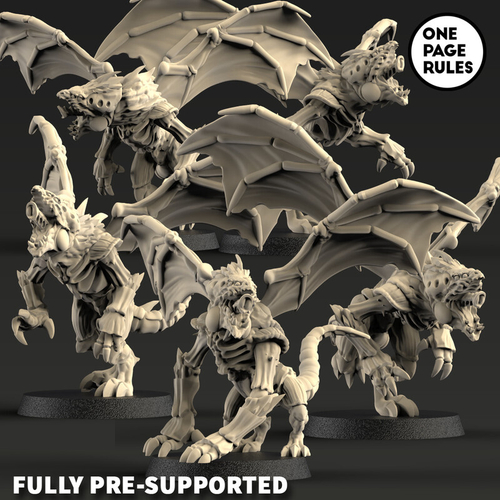 Xenos Armies Tyranids Gargoyle Brood 1 шт. миниатюра для dnd, днд, pathfinder, фентези, Настольная игра, НРИ, Варгейм, РПГ