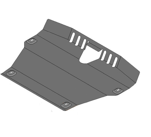 Защита ALFeco рулевых тяг для Land Rover Discovery 3 2004-2009, V-все (сталь 2 мм) арт.ALF3805st