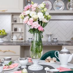 Ваза для цветов Классика Белая