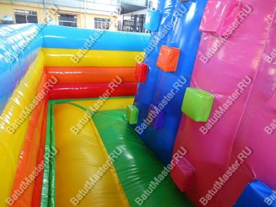 Скалодром "Утес" разноцветный 5*5*5 м