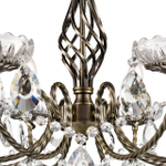 8190/8 CLASSI LN26 094 античная бронза, металл/хрусталь Люстра E14 8*40W 220V LINN