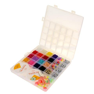 Набор украшений для девочек, в наборе бусины, ножницы, браслет 20х19см, с-31044