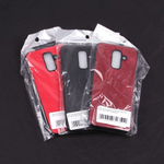 Чехол текстильный для Samsung Galaxy A6+ (2018), 010817 Серый