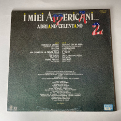 Винтажная виниловая пластинка LP Adriano Celentano Адриано Челентано, I Miei Americani (Tre Puntini) 2 (Италия 1986) Veronica Verrai
