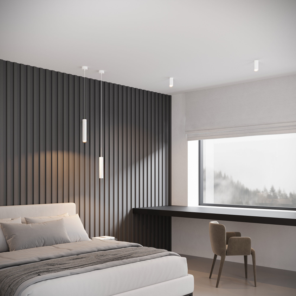 Накладной светодиодный светильник Elektrostandard Trio 8W 3000K 25110/LED белый