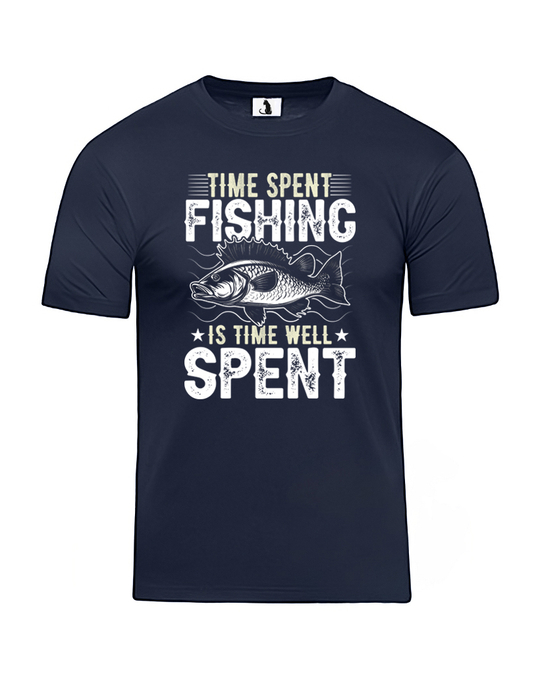 Футболка Time spent fishing