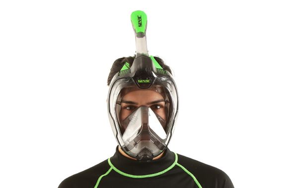 Маска полнолицевая Seac Magica Black/Lime