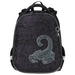 Ранец BRAUBERG LUMINOUS, 2 отделения, с брелоком, "Scorpio", СВЕТЯЩИЙСЯ РИСУНОК, 38х29х16 см, 271368