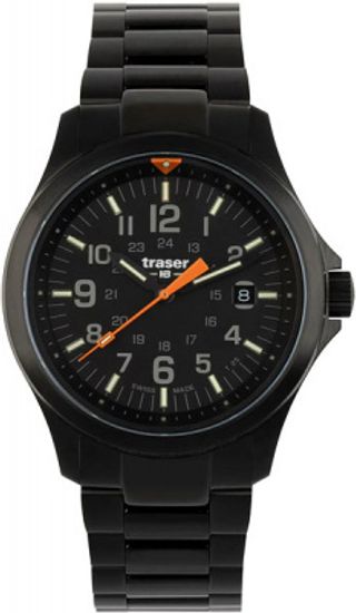 Швейцарские тактические часы Traser P67 Officer Pro Black 111067