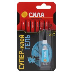 Супер-клей СИЛА SGBL1-3 гель 3 г блистер | Клеи бытовые и универсальные