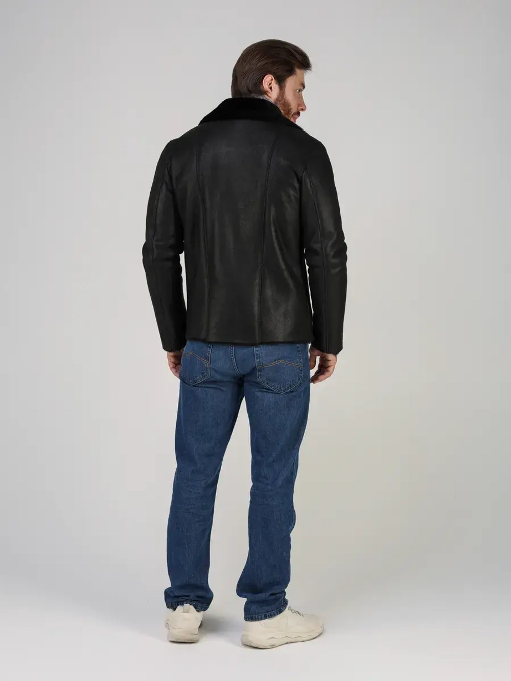 Дубленка зимняя натуральная куртка косуха