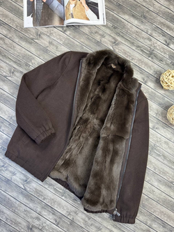 Бомбер Loro Piana с мехом