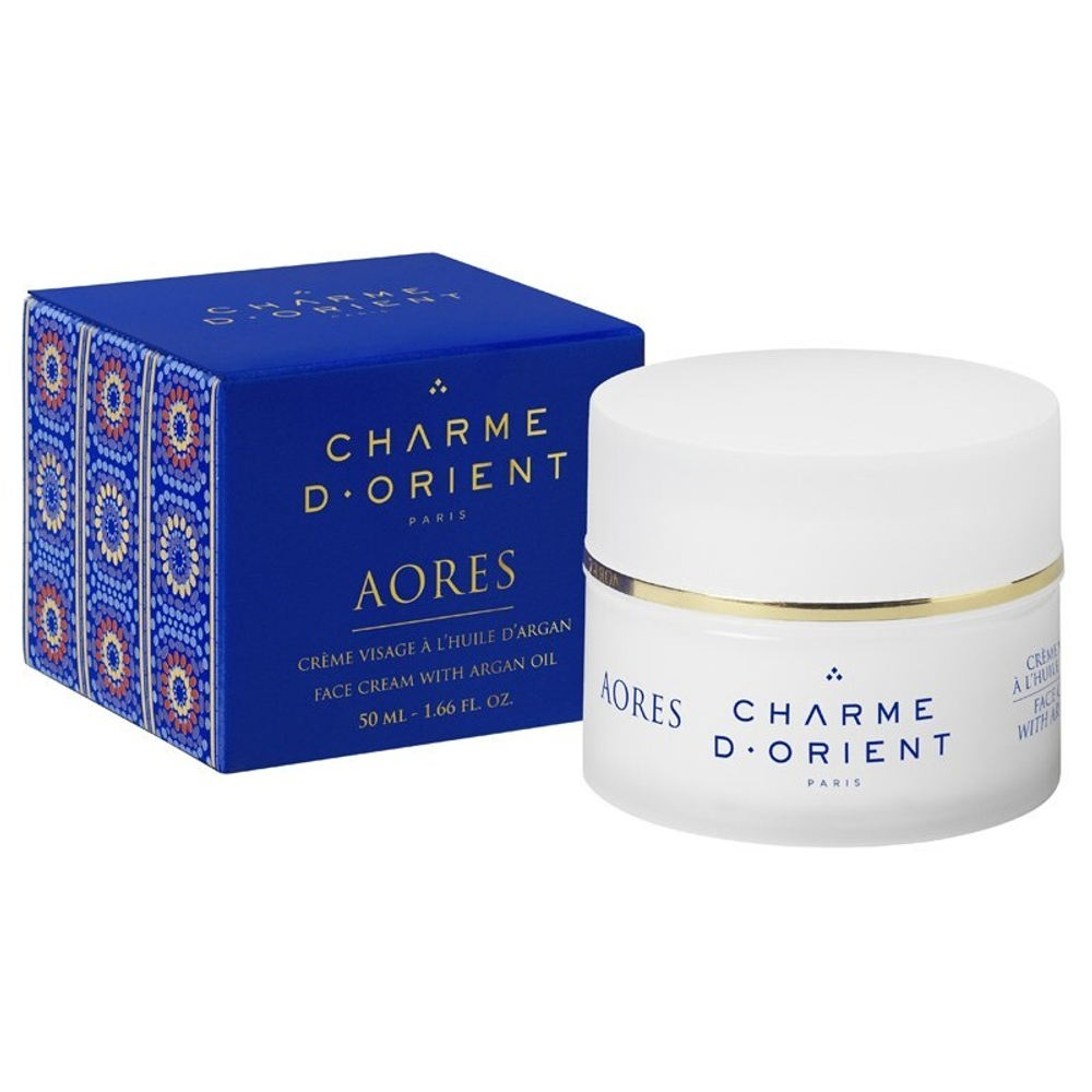 CHARME D'ORIENT Крем для лица с аргановым маслом, линия «AORES»  AORES AORES Face Cream With Argan Oil (Шарм ди Ориент) 50 мл