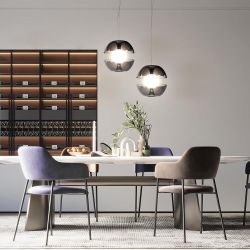 Подвесной светодиодный светильник Maytoni Rebel MOD322PL-L6B3K