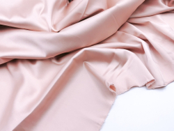 Атлас-стрейч, эластичный, бельевой, серебристый пион