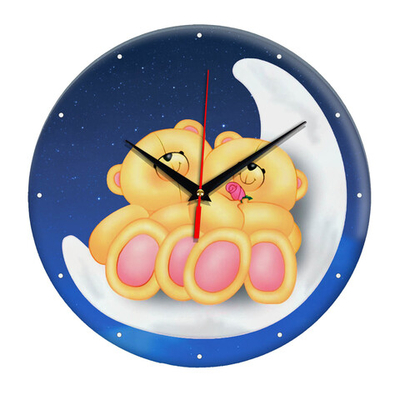 Настенные часы "Любовь на луне" Декор для дома, подарок