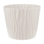 Кашпо ВОЛНА D250мм 8л с вкладышем Кремовый (комплект 8 шт)