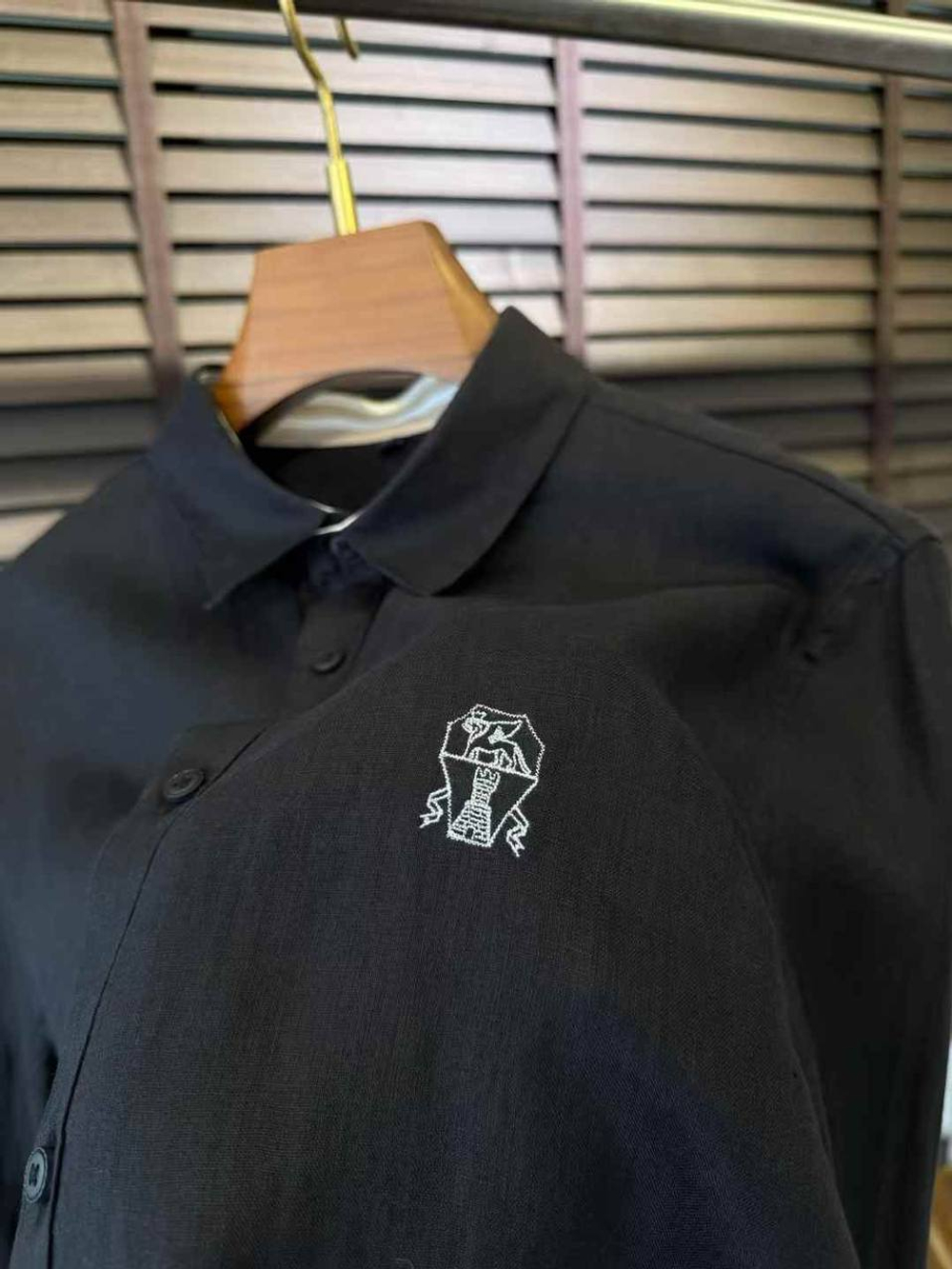 Льняная рубашка Brunello Cucinelli