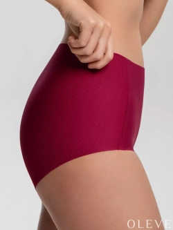 Бесшовные трусы в рубчик Plus size
