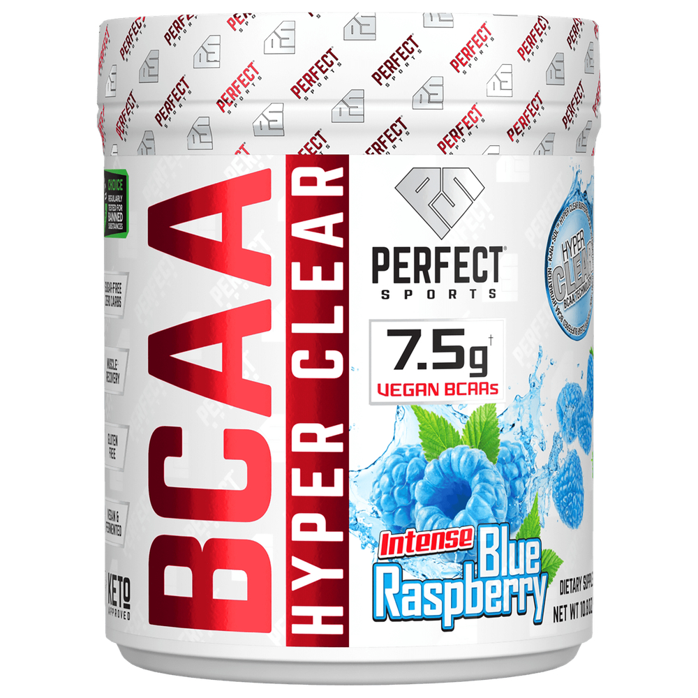 PERFECT Sports, BCAA Hyper Clear, насыщенная голубая малина, 306 г (10,8 унции)