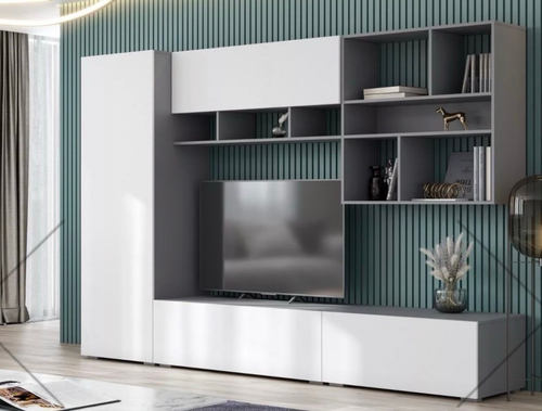 Гостиная Айвори (Графит/Белый)