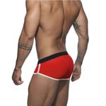 Красные мужские плавки-брифы с контрастной отделкой (Размер: XXL) (Цвет: красный)
