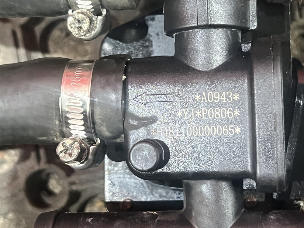 Кран печки 2024г