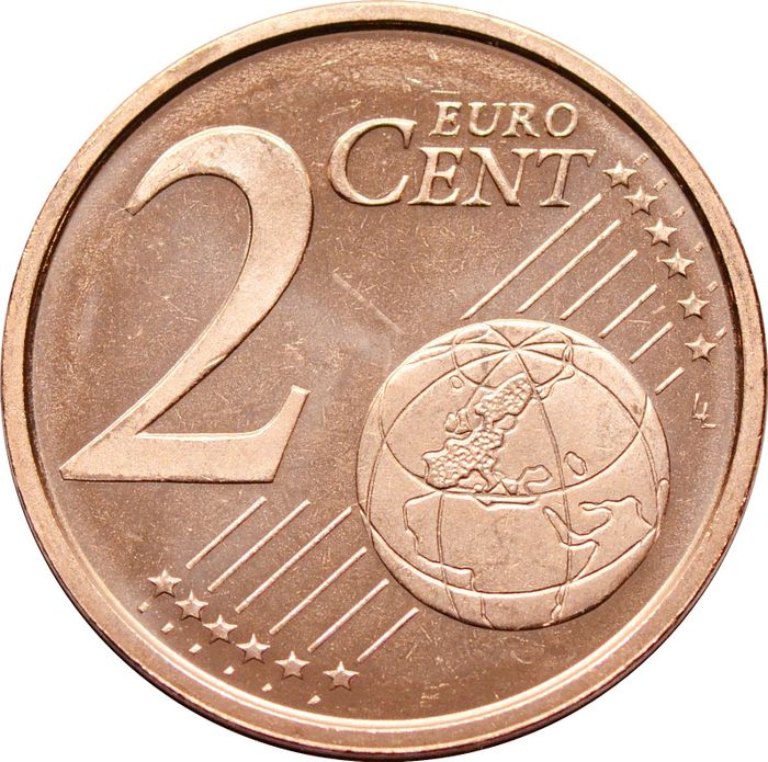 2 евроцента 2017 Испания (2 euro cent)