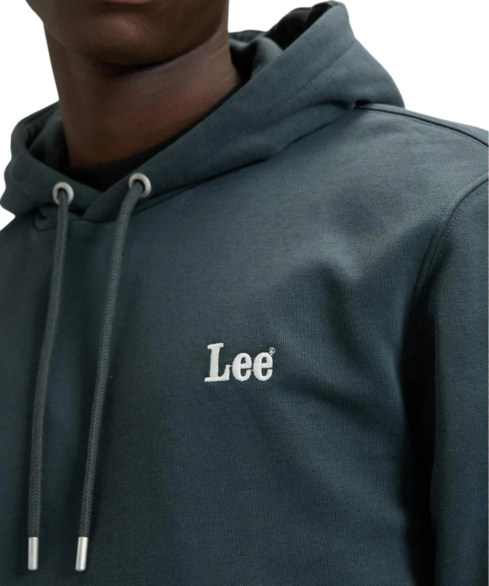 Толстовка мужская LEE ESSENTIAL LEE HOODIE WASHED BLACK