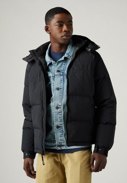 Куртка утепленная мужская LEVI'S ROCKRIDGE SHORT PUFFER JET BLACK