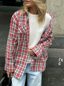 Лонгслив молочный