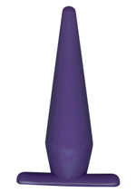 Фиолетовая анальная пробка Funky - 10,5 см.