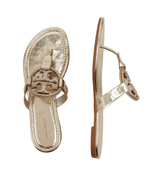 Кожаные вьетнамки MILLER PAVE TORY BURCH - золотой(153708)