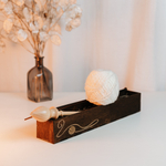 Деревянное Опорное веретено в подарочном органайзере, коробке. OV6