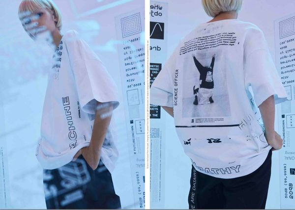 Футболка Futureisnown Human Empathy *Empathy collection Белая - фото 3