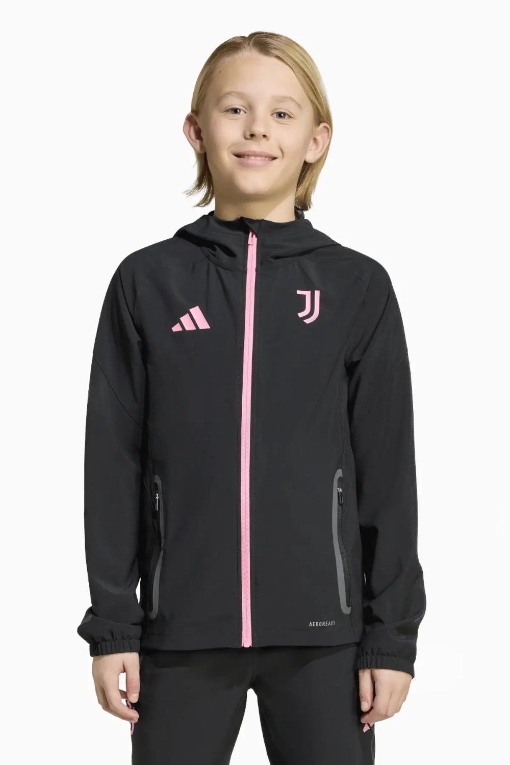 Ветровка adidas Juventus FC 25/26 Competition Vis Tech Junior - черный