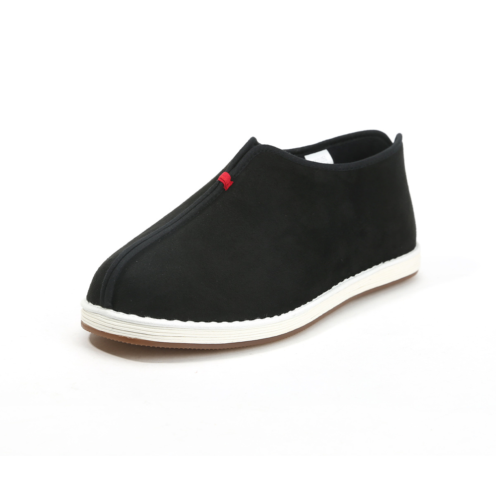 LAOMEIHUA Fabric Low top Casual Shoes Men"s Black
