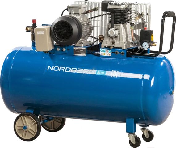 Компрессор поршневой с ременным приводом, объем 200 л NORDBERG ECO NCE200/660