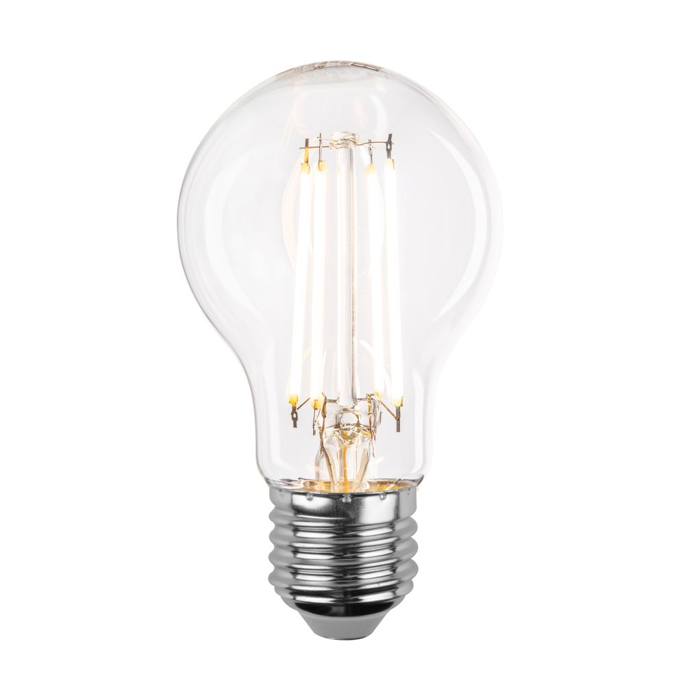 LED-A60-7W-SW-E27-230V-WF-CL GLS81TR Умная лампа светодиодная Wi-Fi+Bluetooth. диммируемая. Форма А. прозрачная. Стеклянная колба. 2700-6500K. Голосовое управление+приложение UnielSmart. TM Uniel