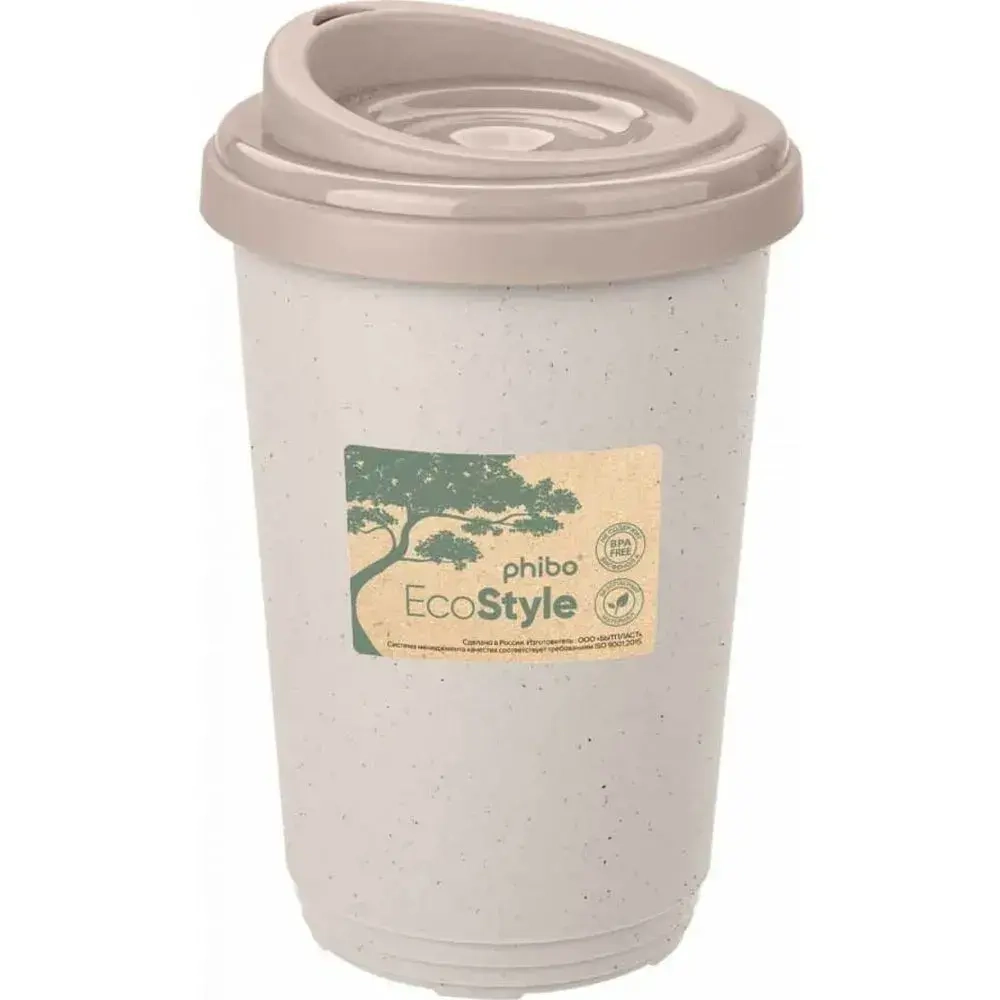 ТЕРМОСТАКАН 400 МЛ (Бежевый флэк)