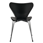 Комплект из 2-х стульев Bradex Home Seven Style чёрный с хромированными ножками