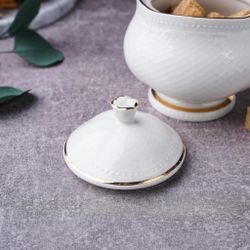 Сахарница 180 мл d 10,2 см h8 см Gold Aristocrat Noble [1]