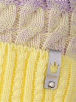 Шапка для девочки осенняя с завязками