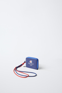 ZARA Х CHAMPION ® КОШЕЛЕК, СИНИЙ