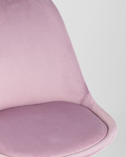 Стул FRANKFURT велюр розовый 4 шт.