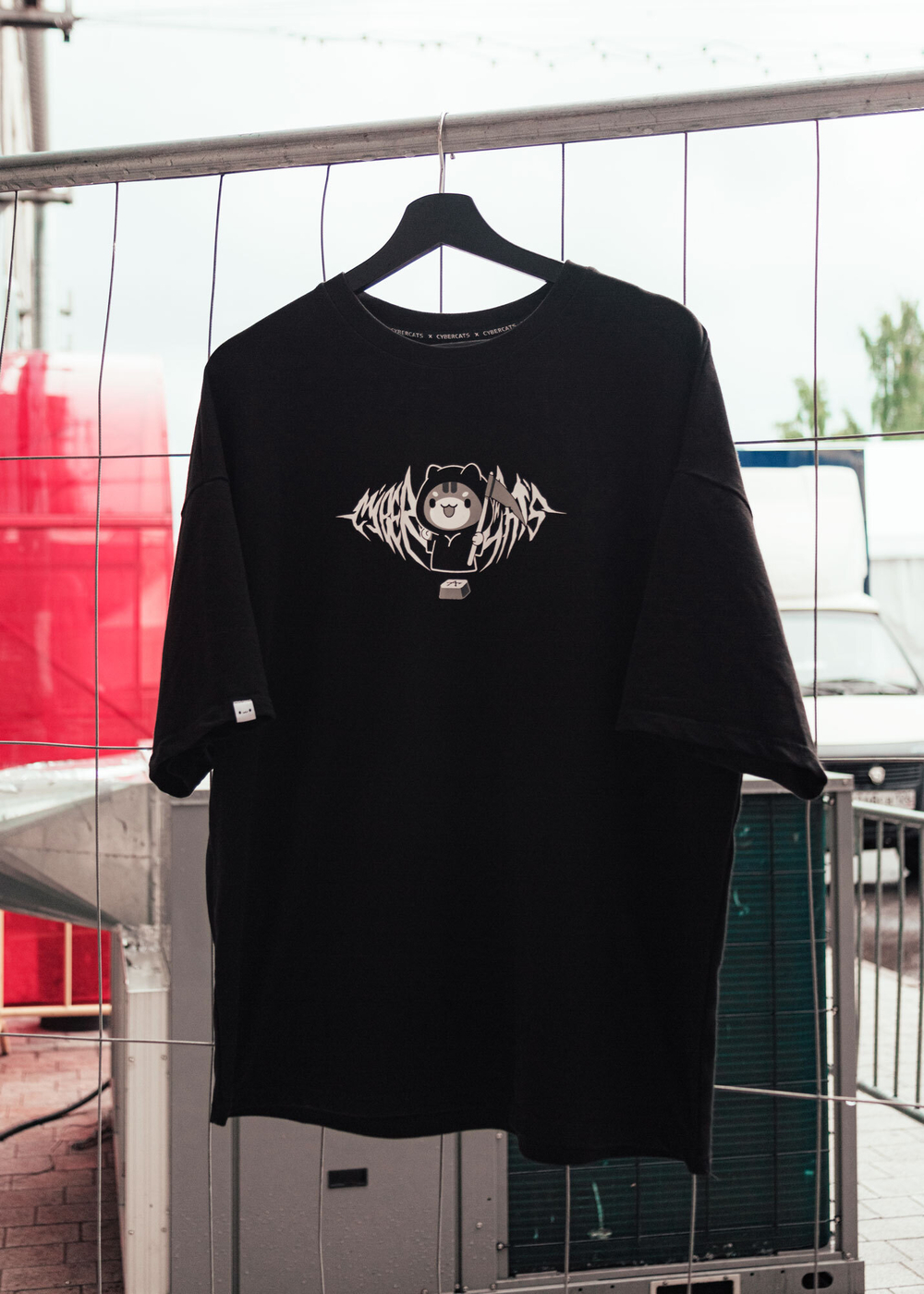 Футболка котик смерть